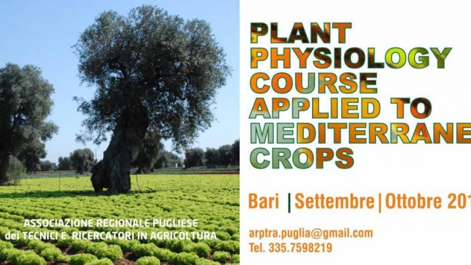 Plant Physiology Course Applied to Mediterranean Crops